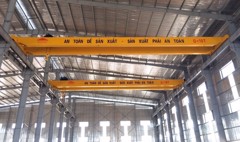 Double Girder Overhead Crane Q=10T - Dongtai Aluminum Factory