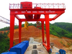 Gantry Crane Q=2x50/10T - Chau Thang, Nghe An Hydropower Plant