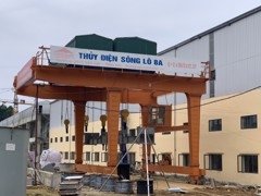 Gantry Crane Q=2x30T/2x12,5T - Song Lo 8A, Tuyen Quang Hydropower Plant