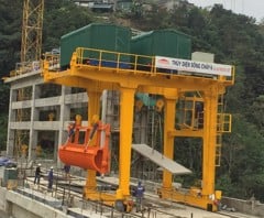 Gantry Crane Q= 2x15T/2x7,5T - Song Chay 6, Ha Giang Hydropower Plant