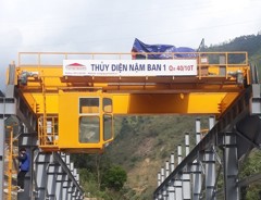 Overhead Crane Q=40/10T - Nam Ban 1, Lai Chau Hydropower Plant