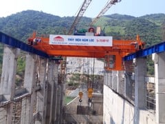 Overhead Crane Q=75/20+5T - Nam Luc, Lao Cai Hydropower Plant