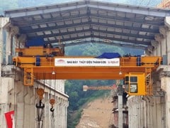 Overhead Crane Q=75/20+5T - Thanh Son, Thanh Hoa Hydropower Plant