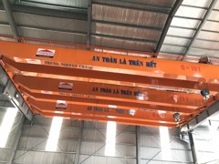 Cầu trục dầm đôi Q=20/7,5T - Nhà máy Thép Vạn Xuân